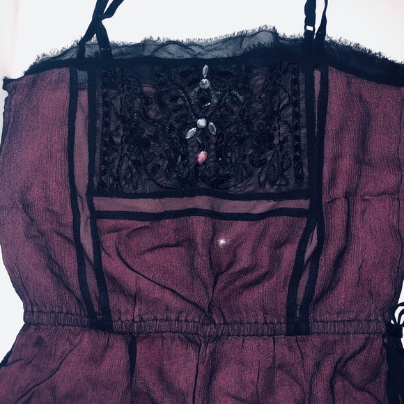 NWOT Free People Silk Top - Picture 6 of 7